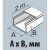 Ecoplast MEX 12x7 - миниканал 12x7мм (цена за метр, отгрузка кратно 2м)