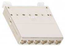 NIKOMAX NMC-CJ06SE2-1S-MT - Кассетный модуль-вставка, для панели серии CJ, 1 слот, 6 портов, Кат.6 (Класс E), 250МГц, RJ45/8P8C, 110/KRONE, T568A/B, полный экран, металлик купить в Казани 	Описание:	Кассетные модули предназначены исключительно для монтажа в кассетную панель NIKOMAX NMC-R