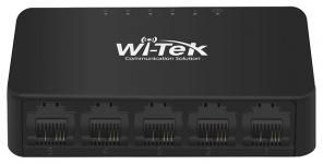 Wi-Tek WI-SF105 -  Неуправляемый коммутатор 5*100Base-TX купить в Казани 	Неуправляемый коммутатор WI-SF105 применяется в небольших инсталляциях IP-телефонии, IP-видеонаблюд