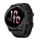 Garmin VENU 2 черные с серым безелем (010-02430-11) - Смарт-часы с GPS-приемником включают улучшенные функции наблюдения за здоровьем и фитнесом, которые помогут вам лучше понять, что происходит с вашим организмом.
