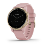 Garmin VIVOACTIVE 4S розовые с золотистым безелем (010-02172-33) - Смарт-часы меньшего размера с GPS-приемником, созданные для активного стиля жизни