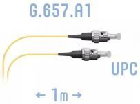 SNR-PC-ST/UPC-A-1m (0,9) - Шнур монтажный ST/UPC - ST/UPC, SM (G.657.A1), 1 метр (диаметр 0.9 мм) купить в Казани 	Шнур монтажный ST/UPC - ST/UPC представляет собой отрезок оптического волокна в буферном покрытии 0