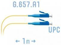 SNR-PC-LC/UPC-A-1m (0,9) - Шнур монтажный LС/UPC - LC/UPC, SM (G.657.A1), 1 метр (диаметр 0.9 мм) (43008) купить в Казани 	Шнур монтажный LС/UPC - LС/UPC представляет собой отрезок оптического волокна в буферном покрытии 0