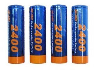 Аккумуляторы (батареи) для мобильной техники Ni-MH, 2400mAh, 1.2V, цвет синий, гарантия 2 мес. Изготовитель PowerSmart, Китай.Цена за 4шт., возможна продажа поштучно