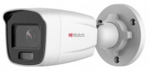 HiWatch DS-I450L (4 mm) - 4Мп цилиндрическая IP-видеокамера с технологией ColorVu купить в Казани 			Разрешение 4 Мп				H.265+/H.265				Цветное изображение 24ч				LED-подсветка до 30 м				WDR 120дБ