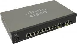 Cisco SB SF352-08P-K9-EU - Коммутатор 8-port 10/100 PoE Managed Switch