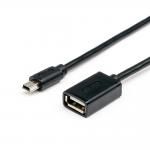 ATcom AT2822 - Кабель 0.1м USB(Af)  miniUSB OTG купить в Казани 	Кабель USB2.0 ATCOM (miniAf OTG) предназначен для подключения USB-устройств к портативным устройств