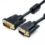 ATcom AT6143 - 1.8м, кабель VGA <=> DVI-I (DVI-I Dual link, черный)
