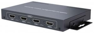 Lenkeng LKV401MS - Переключатель HDMI 4 в 1 с функцией квадрирования изображения купить в Казани 	Lenkeng LKV401MS – HDMI-переключатель с 4 входами HDMI и 1 выходом HDMI. Устройство позволяет как в
