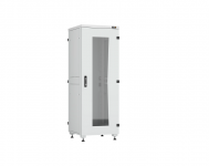 TFI-336060-GHMH-R-GY - Напольный шкаф 33U,19", Ш600хГ600мм, стеклянная дверь, серый