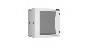 TWC-126045-R-G-GY - Настенный шкаф 12U, 19", Ш600хГ450мм, стеклянная дверь, серый