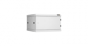 TWC-066060-R-M-GY - Настенный шкаф 6U, 19", Ш600хГ600мм, металлическая дверь, серый