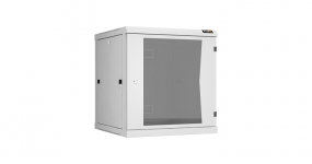 TWC-126060-R-G-GY - Настенный шкаф 12U, 19", Ш600хГ600мм, стеклянная дверь, серый