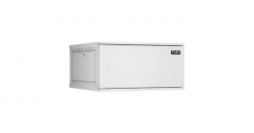 TWI-066060-R-M-GY - Настенный шкаф 6U, 19", Ш600хГ600мм, металлическая дверь, серый