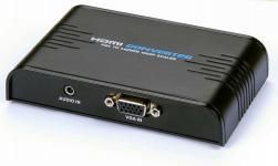 Lenkeng LKV352N - Конвертер VGA + Audio в HDMI купить в Казани 	Конвертер преобразовывает сигнал VGA + audio в сигнал HDMI.	Благодаря встроенному скалеру конвертер