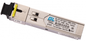 GIGALINK GL-OT-SF14SC1-1550-1310-I - Модуль промышленный SFP, WDM, 100/155 Мбит/c, одно волокно SM, SC, Tx:1550/Rx:1310 нм, 14 дБ (до 20 км) -40C