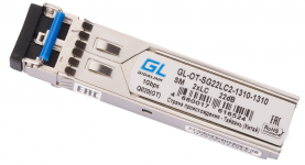 GIGALINK GL-OT-SG22LC2-1310-1310 - Модуль SFP, 1Гбит/c, два волокна SM, 2xLC, 1310 нм, 22 дБ (до 40 км) XD купить в Казани 	ОписаниеГигабитный SFP-модуль для работы в сетях ВОЛС на основе одномодового оптоволокна (9/125 μm)