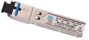 GIGALINK GL-OT-SG06SC1-1550-1310-B - Модуль SFP, WDM, 155Mb/1,25Gb/s одно волокно SM, SC, Tx:1550/Rx:1310 нм, 6 дБ до 3 км купить в Казани 	ОписаниеГигабитные SFP-модули GigaLink GL-OT-SG06SC1-1550-1310-B с поддержкой функции DDM предназна