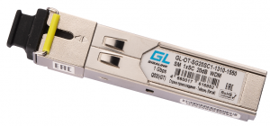 GIGALINK GL-OT-SG20SC1-1310-1550 - Модуль промышленный SFP, WDM, 1Гбит/c, одно волокно SM, SC, Tx:1550/Rx:1310 нм, 20дБ (до 40 км)? DDM -40~+85C