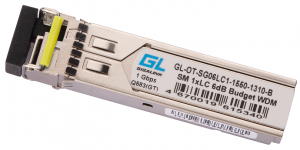 GIGALINK GL-OT-SG06LC1-1550-1310-B - Модуль SFP, WDM, 1,25Gb/s одно волокно SM, LC, Tx:1550/Rx:1310 нм, 6 дБ до 3 км купить в Казани 	ОписаниеГигабитные SFP-модули GigaLink GL-OT-SG06LC1-1550-1310-B с поддержкой функции DDM предназна
