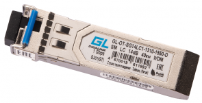 GIGALINK GL-OT-SG14LC1-1310-1550-D - Модуль SFP, WDM, 1.25Гбит/c, одно волокно SM, LC, Tx:1310/Rx:1550 нм, 14 дБ, DDM (до 20 км) купить в Казани 	ОписаниеГигабитные SFP-модули GigaLink GL-OT-SG14LC1-1310-1550-D с поддержкой функции DDM предназна