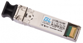 GIGALINK GL-OT-ST08LC2-1310-1310(HP) - Модуль SFP+, 10Гбит/с, два волокна, SM, 2хLC, 1310 нм, 8 дБ (до 10 км) DDM (JD094B HP X130 10G SFP+ LC LR Transceiver) купить в Казани 	ОписаниеДля передачи данных модуль использует два волокна, длина волны 1310нм. Максимальная дальнос