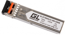 GIGALINK GL-OT-SG24LC2-1270-CWDM - Модуль SFP, CWDM, 1Гбит/c, два волокна, SM, 2xLC, 1270 нм, 24dB купить в Казани 	ОписаниеОптические модули GIGALINK дают прекрасную возможность увеличить пропускную способность ваш