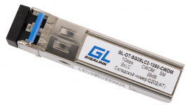 GIGALINK GL-OT-SG28LC2-1370-CWDM - Модуль SFP, CWDM, 1Гбит/c, два волокна, SM, 2xLC, 1370 нм, 28dB