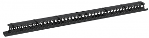 TLK-OV70-42U-BK - Органайзер кабельный вертикальный, 42U, для шкафов серий TFI-R и TFA, Ш97хГ110мм, металлический, с пластиковыми пальцами, с крепежом, цвет черный