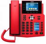 Fanvil X5U - специальный красный IP-телефон, cоздан для работы в службах скорой помощи, пожарных станциях, МЧС