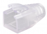 NIKOMAX NMC-RJBOOT75T-TR-100 - Защитный колпачок для коннекторов RJ45, под кабели диаметром 7,5мм, с защитой защелки, прозрачный, уп-ка 100шт.