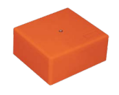 Ecoplast MB75 Коробка огн. E-110,о/п 75х75х40мм, с гладкими стенками, без галогена, IP41, 4P, (1,5-4мм2), цвет. оранж