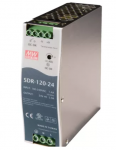 Mean Well SDR-120-24 - Блок питания на DIN-рейку, 24В, 5А, 120Вт купить в Казани 	Технические характеристики										Выход:																Напряжение постоянного тока										24V