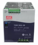 Mean Well TDR-960-48 - Блок питания на DIN-рейку, 48В, 20А, 960Вт купить в Казани 	Технические характеристики										Выход:																Напряжение постоянного тока										48V