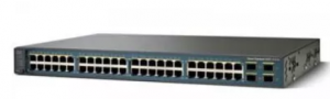 Cisco Catalyst WS-C3560V2-48PS-S - Коммутатор Cisco Catalyst WS-C3560V2-48PS-S, Layer3, 48 портов PoE+ Ethernet 10/100 Мбит/сек, 4 порта GE (SFP)