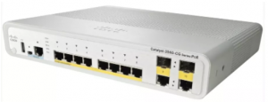 Cisco Catalyst WS-C3560CG-8PC-S - Коммутатор Layer3, 8 портов 10/100/1000Base-T POE+, 2 универсальных порта (10/100/1000Base-T или 1000Base-X(SFP), блок питания AC