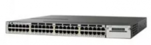 Cisco Catalyst WS-C3750X-48T-E - Коммутатор Layer3, 48 портов 10/100/1000Base-T , 2 порта 10G (SFP+, при установке соотв. модуля), блок питания AC, функционал IP Services.