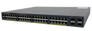 Cisco Catalyst WS-C2960X-48FPS-L - Управляемый коммутатор Layer2, 48 портов 10/100/1000Base-T, 4 порта 1000Base-X SFP, PoE стандарта IEEE 802.3af (до 48 портов до 15.4W), IEEE 802.3at (до 24 портов до 30W)