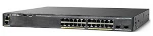 Cisco Catalyst WS-C2960X-24PD-L - Управляемый коммутатор Layer2, 24 порта 10/100/1000Base-T, 2 порта 10Base-X SFP+, PoE стандарта IEEE 802.3af (до 24 портов до 15.4W), IEEE 802.3at (до 12 портов до 30W)
