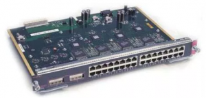 Cisco Catalyst WS-X4232-GB-RJ - Модуль, 32 порта 10/100BaseTX, 2 порта 1000BaseX (GBIC) для Cisco Catalyst 4500 Series купить в Казани 	Описание	WS-X4232-GB-RJ - модуль с 32-мя портами 10/100 Mbps Ethernet и 2-мя портами Gigabit Ethern