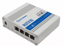 TELTONIKA RUTX10 - Промышленный маршрутизатор 4 x RJ45 LAN / WAN 1 Gbps, 1 x WiFi 2.4 / 5 GHz, 802.11b/g/n/ac Wave 2, 1 x Bluetooth LE, 1 x USB 2.0
