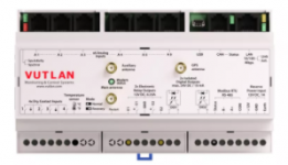 VUTLAN VT336DIN - Промышленная система контроля и управления специально разработана для стоек, устанавливаемых на DIN-рейку. купить в Казани 	Описание	Устройство VT336 поддерживает x6 аналоговых датчиков, шину датчиков CAN, порт Ethernet, RS