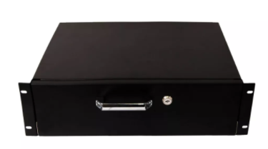 SNR-CASE-355-3U-B - Выдвижной ящик для документов глубиной 355мм, высота 3U, цвет-черный
