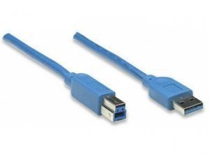 ATcom AT2824 - 3.0м, кабель USB 3.0 AM/BM blue для периферии