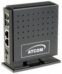 ОписаниеAtcom AG188 однопортовыйVoIP-шлюз. Поддерживает протоколыSIP и IAX2. Оборудован 10/100Mbps Ethernet интерфейсом и портомRJ11, а также встроенным роутером