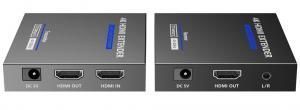 Lenkeng LKV565 - Удлинитель HDMI, 4K, HDMI 2.0, CAT6/6a/7 до 40/70 метров, проходной HDMI купить в Казани 	Удлинитель Lenkeng LKV565 - это бюджетный комплект передатчика и приемника HDMI по витой паре, кото