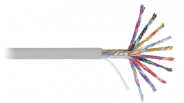 NKL 6115A-GY-M-A020 - Кабель NIKOLAN U/UTP 50 пар, Кат.5 (Класс D), 100МГц, одножильный, BC (чистая медь), 24AWG (0,50мм), внутренний, PVC нг(А), серый, 1м купить в Казани 	ОписаниеМногопарные кабели на основе витой пары проводников используются для организации магистраль