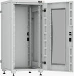 TLK TFI-336010-GHMH-R-GY - Напольный шкаф серии Lite II 19", 33U, стеклянная дверь, цельнометаллические двухуровневые стенки и задняя дверь, Ш600хВ1641хГ1000мм, в разобранном виде, серый