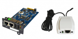GIGALINK GL-UPS-OL-SNMP-D - Модуль системы управления и мониторинга по протоколу SNMP внутреннего подключения с датчиком окружающей среды (температура/влажность/затопление)