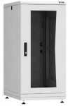 TLK TFR-246080-GMMM-R-GY - Напольный шкаф 19", 24U, стеклянная дверь, Ш600хВ1210хГ800мм, в разобранном виде, серый